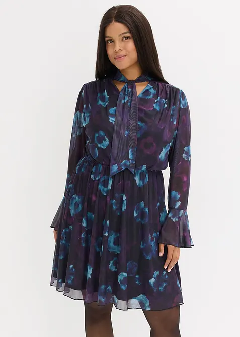 Jurk van zacht mesh, bonprix