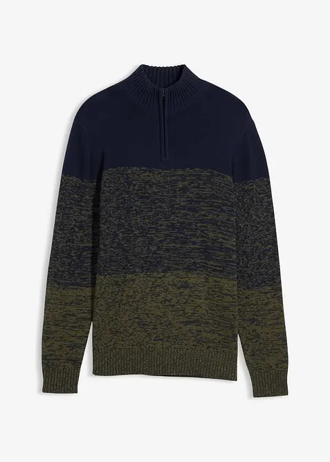 Grof gebreide schipperstrui in een zachte katoenmix, bonprix