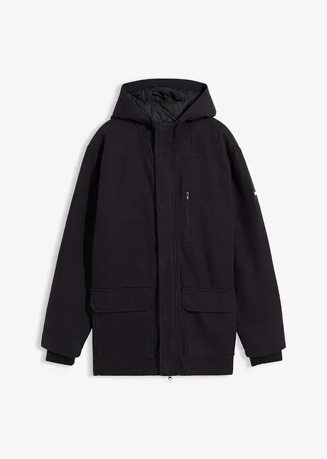 Robuuste winterjas van canvas, bonprix