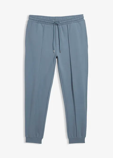 Elegante sweatpants met plooitjes van zachte katoenmix, bonprix