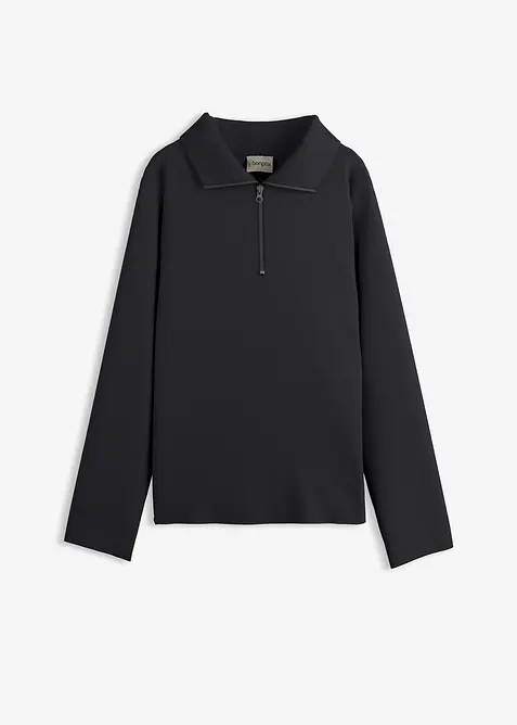 Schipperstrui van een viscosemix, bonprix