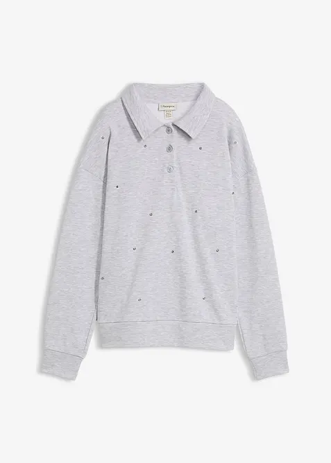 Sweatshirt met studs, bonprix
