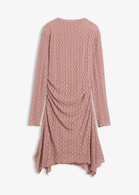 Kanten jurk met puntige onderrand, bonprix