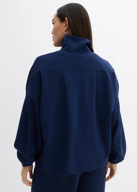 Oversized sweater van scuba, bonprix