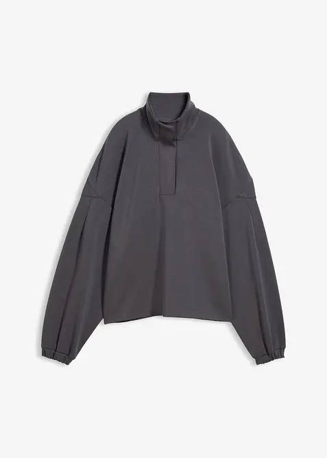 Oversized sweater van scuba, bonprix