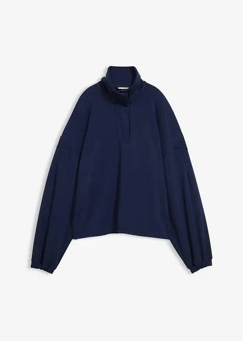 Oversized sweater van scuba, bonprix