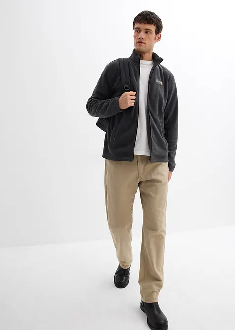 Zacht fleece vest met steekzakken, bonprix