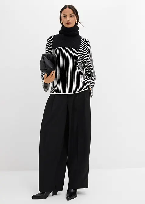 Trui met turtleneck van viscose-mix, bonprix