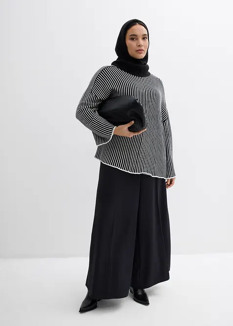 Trui met turtleneck van viscose-mix, bonprix