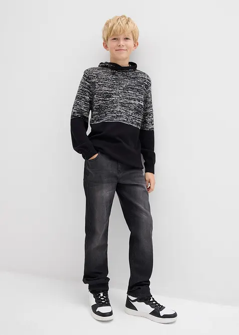 Trui met sjaalkraag, bonprix