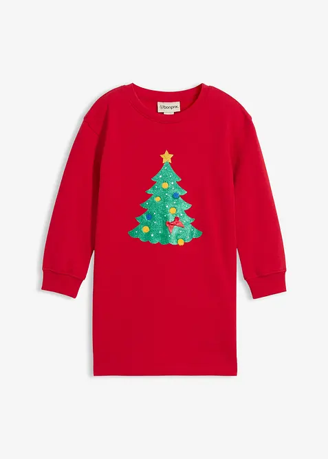 Sweaterjurk met kerstmotief, bonprix