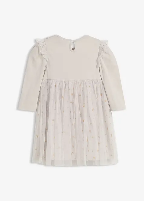 Baby jurkje met ruches en tule, bonprix