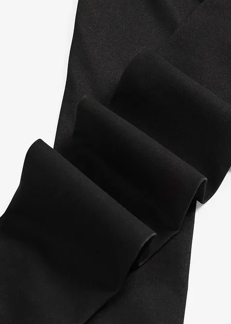 Warme legging in transparante look met Belly-Control en push-up, 50 den, bonprix