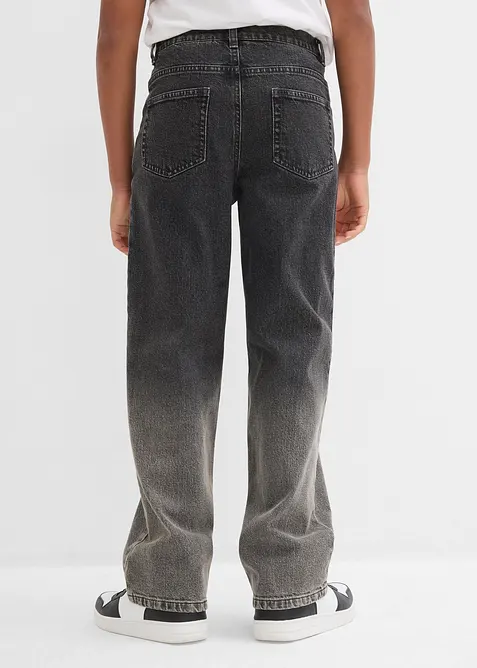 Loose fit jeans met kleurverloop, straight, bonprix