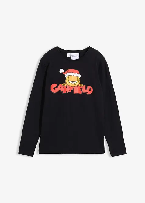 Garfield longsleeve met kerstmotief van puur katoen, Garfield