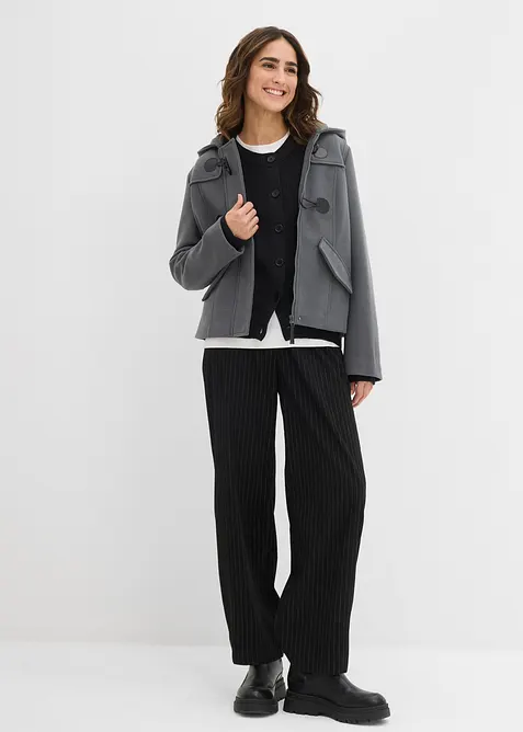 Fijn gebreid vest met ronde hals, bonprix