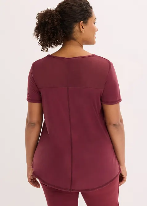 Ultrasoft outdoor shirt met mesh-inzetstuk, sneldrogend, bonprix