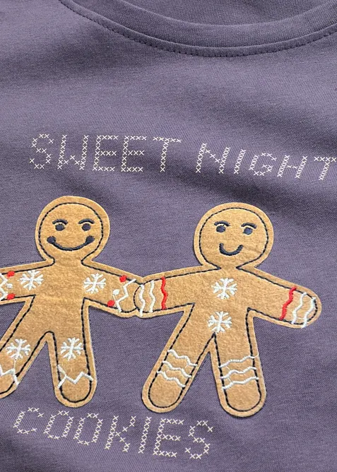 Pyjama met flanellen broek, bonprix