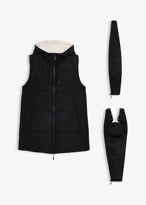 4-in-1 zwangerschaps bodywarmer met draaginzetstuk, bonprix