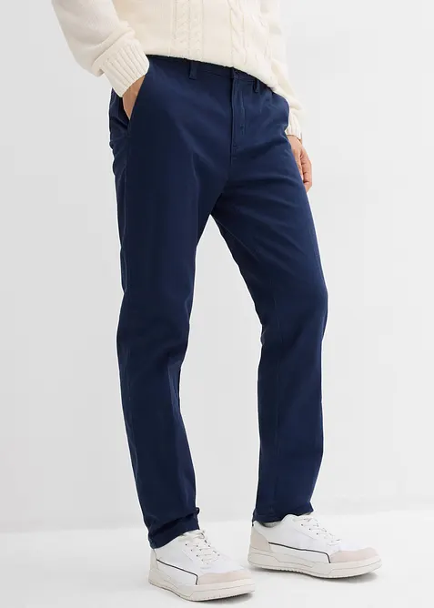 Regular fit chino met thermoflanellen voering, tapered, bonprix