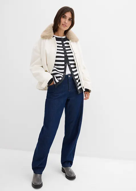 Fijngebreid vest, ronde hals, bonprix