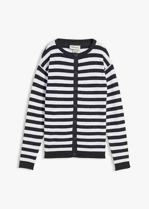 Fijngebreid vest, ronde hals, bonprix