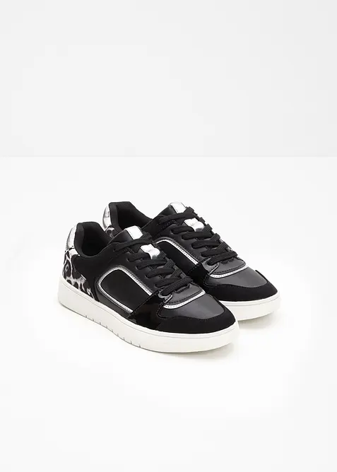 Sneakers met luipaardprint, bonprix