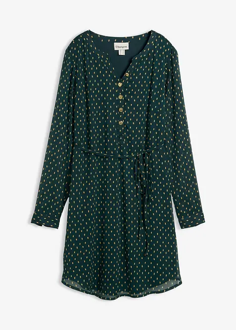 2-in-1 zwangerschapsjurk/voedingsjurk van chiffon, bonprix