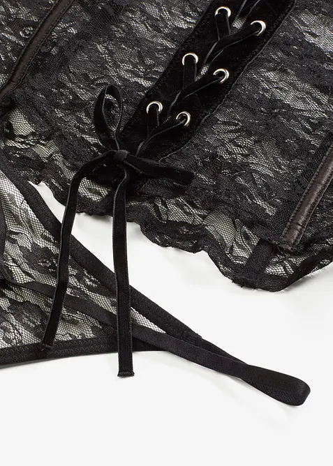 Bustier en slip van kant (2-dlg. set), bonprix