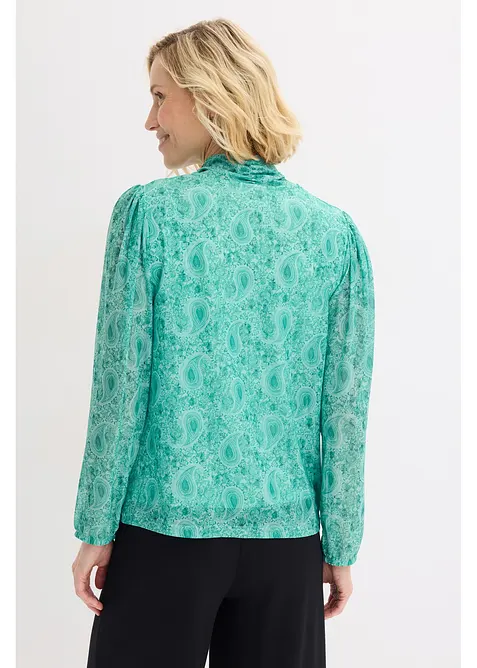 Longsleeve van elegant mesh, bonprix