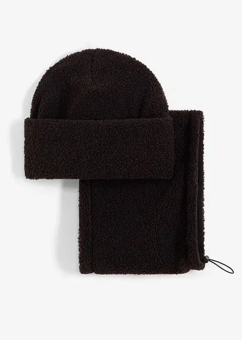 Sjaal en muts (2-dlg. set), bonprix