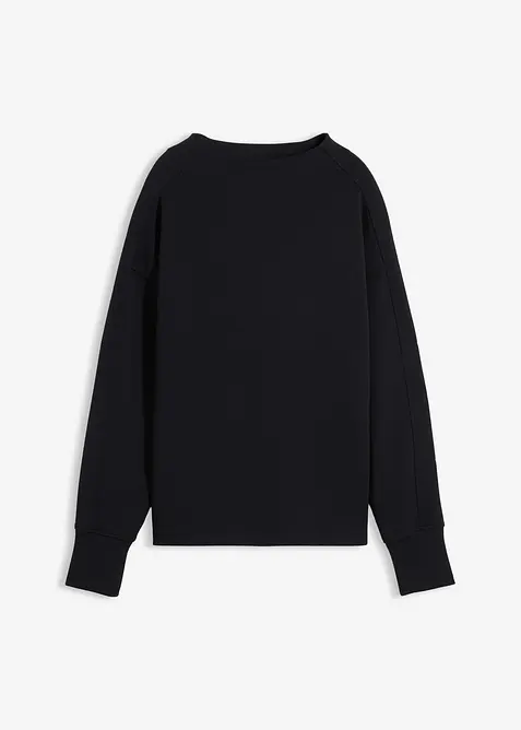 Oversized sweater van zachte scuba, bonprix