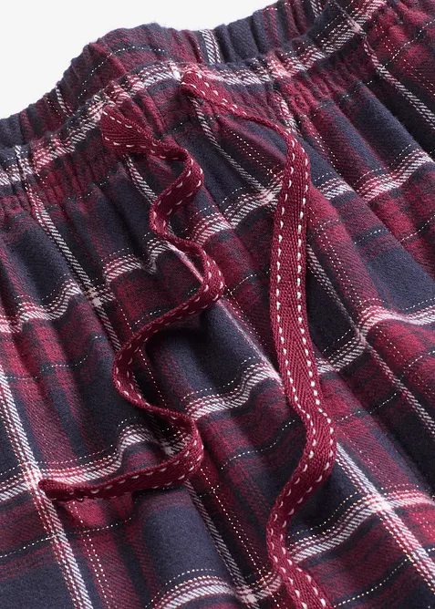 Geweven pyjamabroek van flanel met cadeauzakje, bonprix