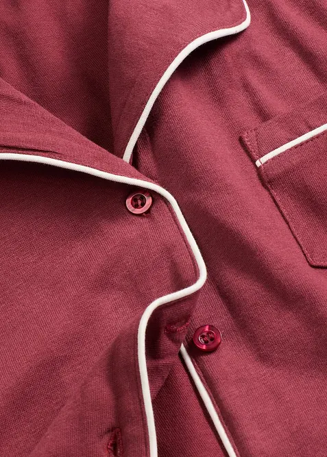 Pyjama van puur katoen met knoopsluiting, bonprix
