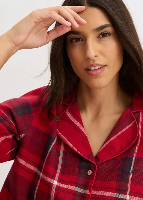 Geweven flanellen pyjama, bonprix