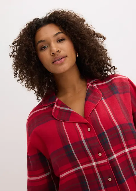 Geweven flanellen pyjama, bonprix