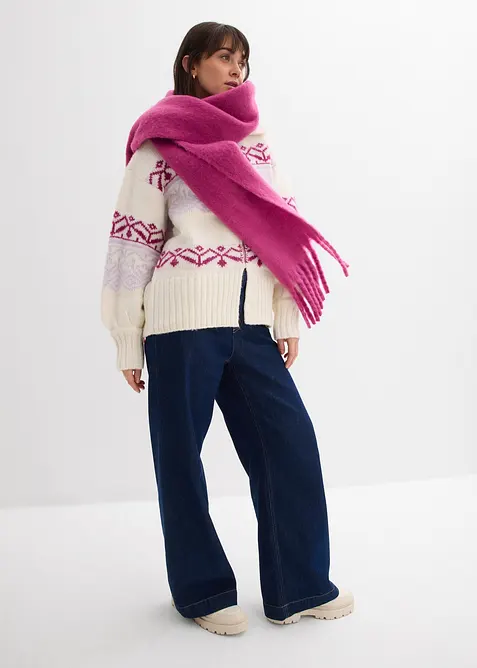 Korte vest met Noors patroon, bonprix