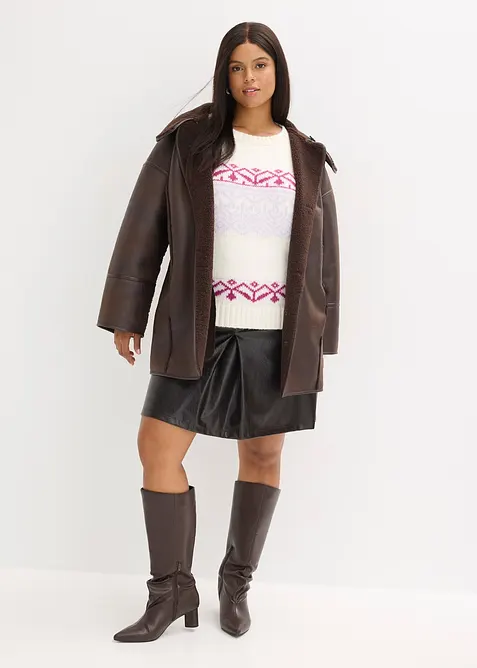 Oversized Noorse trui, bonprix