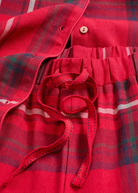 Geweven flanellen pyjama, bonprix