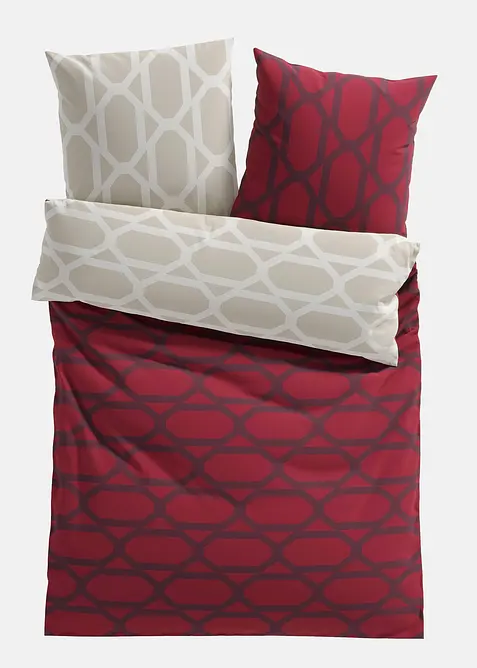 Omkeerbaar dekbedovertrek van katoenmix, bonprix