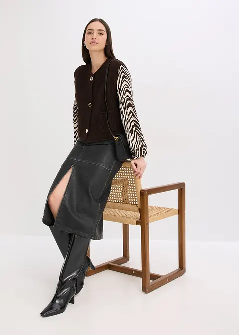 Vest met decoratieve knopen, bonprix