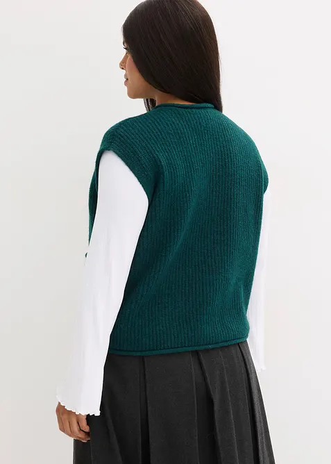 Vest met decoratieve knopen, bonprix