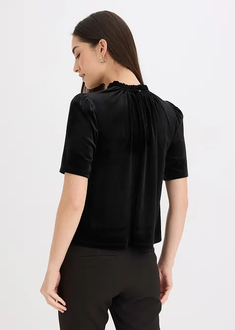 Fluwelen shirt, bonprix