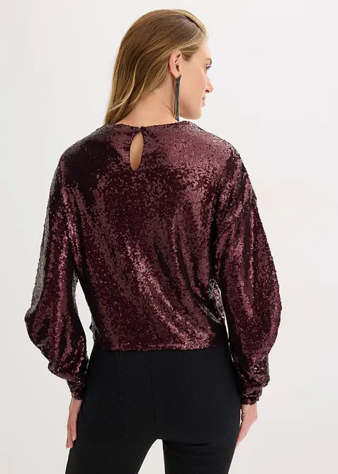 Longsleeve met pailletten, bonprix