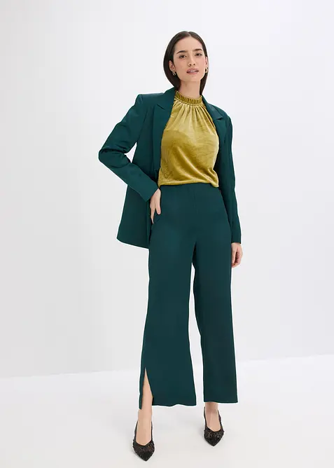 Fluwelen shirt, bonprix