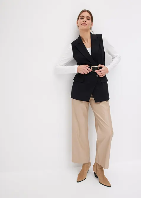 Imitatieleren broek, bonprix