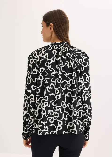 Blouse met strik, bonprix