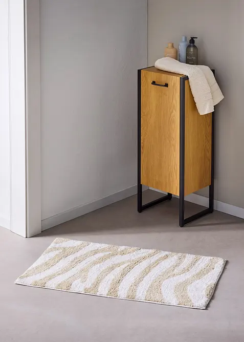 Badmat met zebra dessin, bonprix