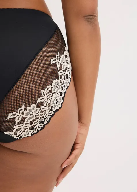 Maxislip met sierlijk kant, bonprix