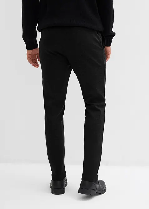 Elegante super stretch broek met comfortband, slim fit, bonprix